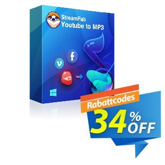 StreamFab YouTube to MP3 (1 Year License) discount coupon 30% OFF StreamFab YouTube to MP3 (1 Year License), verified - Special sales code of StreamFab YouTube to MP3 (1 Year License), tested & approved