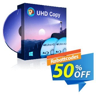 DVDFab UHD Copy Coupon, discount 50% OFF DVDFab UHD Copy, verified. Promotion: Special sales code of DVDFab UHD Copy, tested & approved