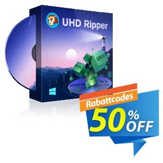 DVDFab UHD Ripper Gutschein 50% OFF DVDFab UHD Ripper, verified Aktion: Special sales code of DVDFab UHD Ripper, tested & approved