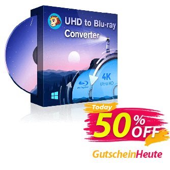 DVDFab UHD to Blu-ray Converter Gutschein 50% OFF DVDFab UHD to Blu-ray Converter, verified Aktion: Special sales code of DVDFab UHD to Blu-ray Converter, tested & approved