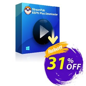 StreamFab ESPN Plus Downloader Lifetime Coupon, discount 31% OFF StreamFab ESPN Plus Downloader Lifetime, verified. Promotion: Special sales code of StreamFab ESPN Plus Downloader Lifetime, tested & approved
