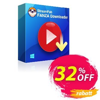 StreamFab FANZA Downloader - 1 Month License  Gutschein 30% OFF StreamFab FANZA Downloader (1 Month License), verified Aktion: Special sales code of StreamFab FANZA Downloader (1 Month License), tested & approved