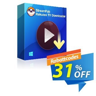 StreamFab Rakuten Downloader PRO (1 Year) Coupon, discount 30% OFF StreamFab Rakuten Downloader PRO (1 Year), verified. Promotion: Special sales code of StreamFab Rakuten Downloader PRO (1 Year), tested & approved