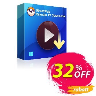 StreamFab Rakuten Downloader PRO (1 Month) discount coupon 30% OFF StreamFab Rakuten Downloader PRO (1 Month), verified - Special sales code of StreamFab Rakuten Downloader PRO (1 Month), tested & approved