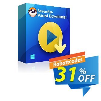 StreamFab Paravi PRO Lifetime Coupon, discount 31% OFF StreamFab Paravi PRO Lifetime, verified. Promotion: Special sales code of StreamFab Paravi PRO Lifetime, tested & approved