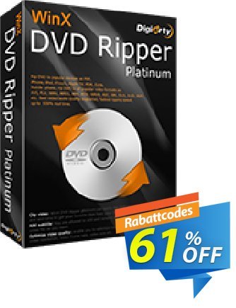 WinX DVD Ripper Platinum (3-month License) Coupon, discount 57% OFF WinX DVD Ripper Platinum (3-month License), verified. Promotion: Exclusive promo code of WinX DVD Ripper Platinum (3-month License), tested & approved