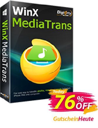 WinX MediaTrans PREMIUM (1 year License) discount coupon 76% OFF WinX MediaTrans (1 year License), verified - Exclusive promo code of WinX MediaTrans (1 year License), tested & approved