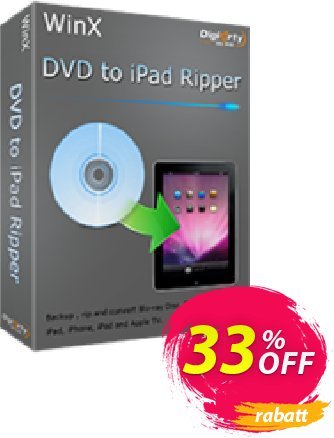WinX DVD to iPad Ripper discount coupon WinX DVD to iPad Ripper staggering discounts code 2024 - staggering discounts code of WinX DVD to iPad Ripper 2024