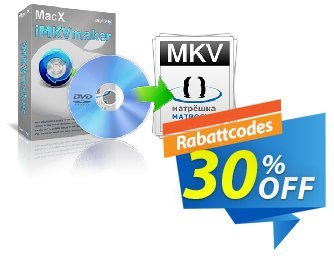 MacX iMKVmaker Coupon, discount MacX iMKVmaker big discounts code 2024. Promotion: big discounts code of MacX iMKVmaker 2024