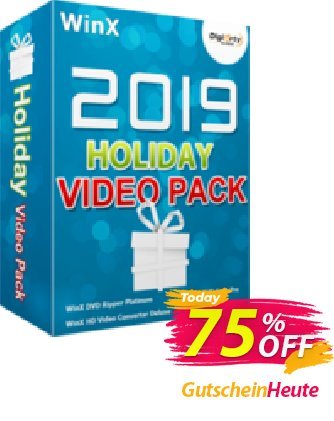 WinX 2019 Holiday Special Pack - for 1 Mac  Gutschein WinX 2024 Holiday Special Pack | for 1 Mac Impressive sales code 2024 Aktion: Impressive sales code of WinX 2024 Holiday Special Pack | for 1 Mac 2024
