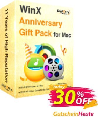 WinX Anniversary Pack for Mac Coupon, discount WinX Anniversary Gift Pack for Mac awful offer code 2024. Promotion: awful offer code of WinX Anniversary Gift Pack for Mac 2024