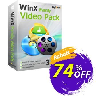 WinX Family Video Pack - for 6 PCs  Gutschein WinX Family Video Pack (for 6 PCs) amazing discounts code 2024 Aktion: amazing discounts code of WinX Family Video Pack (for 6 PCs) 2024