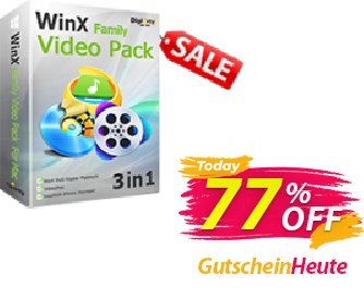 WinX Family Video Pack - for 2 PCs  Gutschein WinX Family Video Pack (for 2 PCs) exclusive offer code 2024 Aktion: exclusive offer code of WinX Family Video Pack (for 2 PCs) 2024