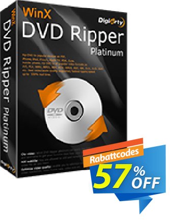 WinX DVD Ripper Platinum Lifetime (Gift: DVD copy Pro)Nachlass 57% OFF WinX DVD Ripper Platinum Lifetime (Gift: DVD copy Pro), verified