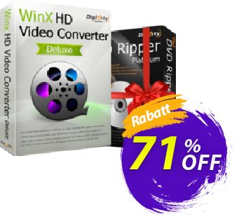 WinX HD Video Converter Deluxe (Lifetime) Coupon, discount New Year Promo. Promotion: Exclusive promo code of WinX HD Video Converter Deluxe (Lifetime), tested in December 2024