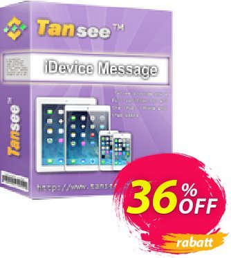 Tansee iOS Message Transfer for Mac (3-years) discount coupon Tansee discount codes 13181 - 13181-3