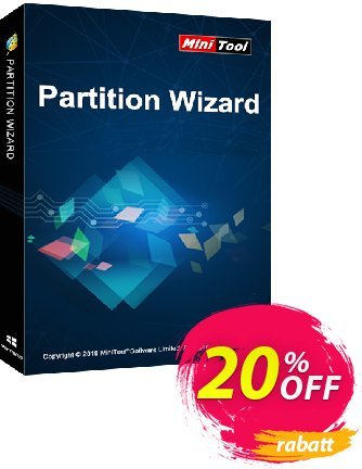 MiniTool Partition Wizard Server Coupon, discount 20% off. Promotion: reseller 20% off