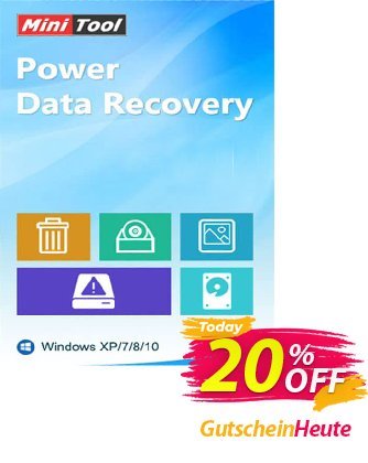 MiniTool Power Data Recovery (Business Enterprise) Coupon, discount 20% off. Promotion: 