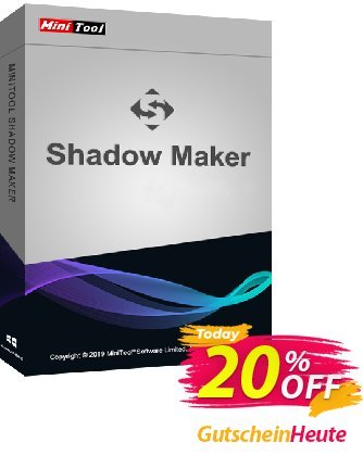 MiniTool ShadowMaker Business discount coupon 20% off - 