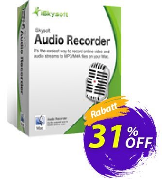 iSkysoft Audio Recorder for Mac Coupon, discount iSkysoft Audio Recorder for Mac excellent deals code 2024. Promotion: excellent deals code of iSkysoft Audio Recorder for Mac 2024