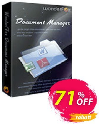 WonderFox Document Manager Coupon, discount 50% OFF on Document Manager. Promotion: awesome sales code of WonderFox Document Manager 2024