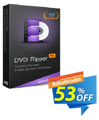 WonderFox DVD Ripper Pro Coupon, discount 50% OFF WonderFox DVD Ripper Pro, verified. Promotion: Best promotions code of WonderFox DVD Ripper Pro, tested & approved