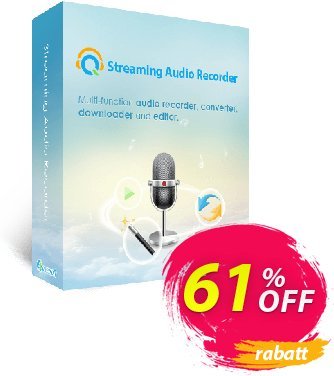 Streaming Audio Recorder Personal License Coupon, discount Streaming Audio Recorder Personal License Super promo code 2024. Promotion: Super promo code of Streaming Audio Recorder Personal License 2024