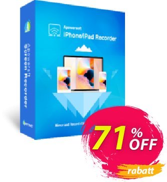 Apowersoft iPhone/iPad Recorder Yearly discount coupon Apowersoft iPhone/iPad Recorder Personal License (Yearly Subscription) wondrous offer code 2024 - marvelous deals code of Apowersoft iPhone/iPad Recorder Personal License (Yearly Subscription) 2024