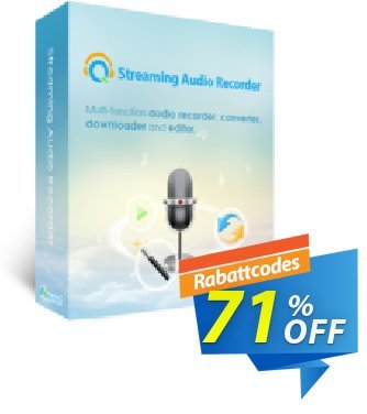 Apowersoft Streaming Audio Recorder Yearly discount coupon Streaming Audio Recorder Personal License (Yearly Subscription) amazing discounts code 2024 - Apower soft (17943)