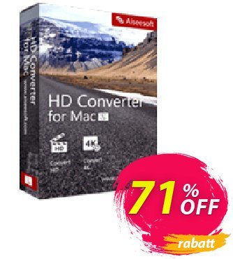 Aiseesoft HD Converter for Mac Coupon, discount Aiseesoft HD Converter for Mac wonderful sales code 2024. Promotion: 40% Off for All Products of Aiseesoft