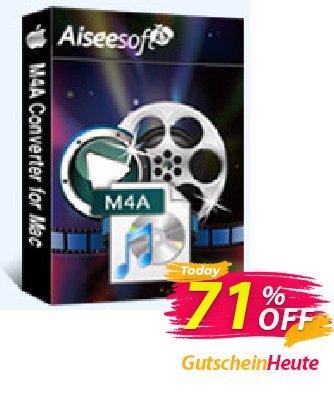Aiseesoft M4A Converter for Mac Coupon, discount Aiseesoft M4A Converter for Mac imposing promotions code 2024. Promotion: 40% Off for All Products of Aiseesoft