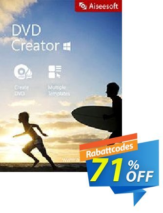 Aiseesoft DVD Creator Coupon, discount Aiseesoft DVD Creator stirring offer code 2024. Promotion: 40% Off for All Products of Aiseesoft
