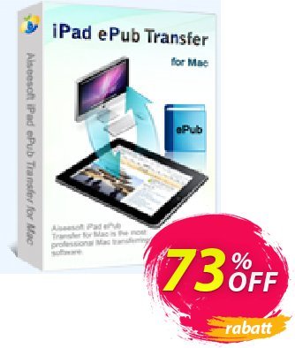 Aiseesoft iPad ePub Transfer for Mac Coupon, discount 40% Aiseesoft. Promotion: 