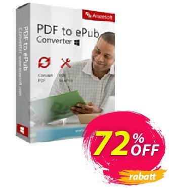 Aiseesoft PDF to ePub Converter Coupon, discount 40% Aiseesoft. Promotion: 40% Off for All Products of Aiseesoft