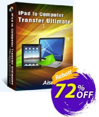 Aiseesoft iPad to Computer Transfer Ultimate Gutschein 40% Aiseesoft Aktion: 