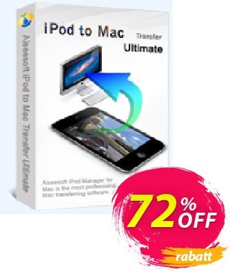Aiseesoft iPod to Mac Transfer Ultimate Coupon, discount 40% Aiseesoft. Promotion: 