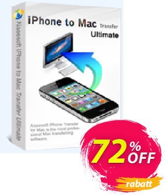 Aiseesoft iPhone to Mac Transfer Ultimate Coupon, discount 40% Aiseesoft. Promotion: 