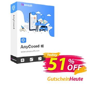 Aiseesoft AnyCoord - 1 YearErmäßigung Aiseesoft AnyCoord - 1 Year Formidable discount code 2024