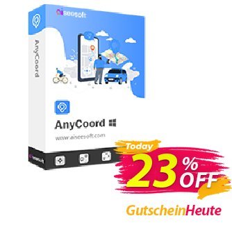 Aiseesoft AnyCoord - 1 Month/18 DevicesErmäßigung Aiseesoft AnyCoord - 1 Month/18 Devices Big sales code 2024