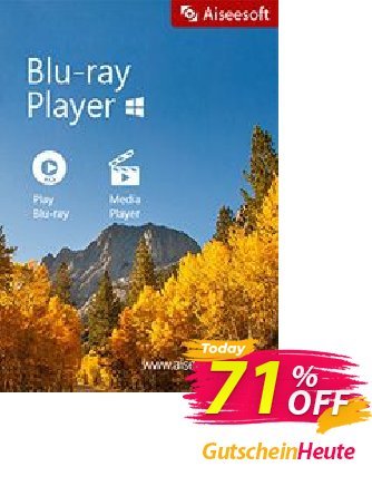 Aiseesoft Blu-ray Player Coupon, discount Aiseesoft Blu-ray Player wondrous discount code 2024. Promotion: 40% Off for All Products of Aiseesoft
