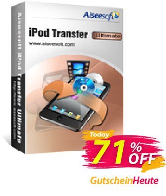 Aiseesoft iPod Transfer Ultimate Coupon, discount 40% Aiseesoft. Promotion: 
