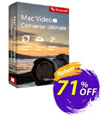 Aiseesoft Mac Video Converter Ultimate Coupon, discount 50% Aiseesoft. Promotion: 50% Off for All Products of Aiseesoft
