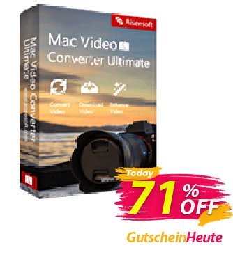 Aiseesoft Mac Video Converter Ultimate Lifetime Coupon, discount 50% Aiseesoft. Promotion: 50% Off for All Products of Aiseesoft