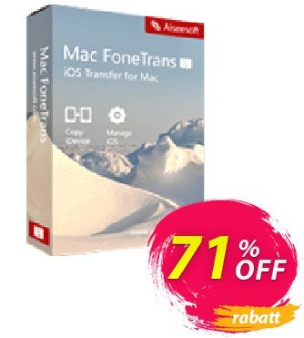 Mac FoneTrans discount coupon 40% Aiseesoft - 40% Off for All Products of Aiseesoft