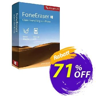Aiseesoft FoneEraser Coupon, discount 70% OFF Aiseesoft FoneEraser, verified. Promotion: Fearsome deals code of Aiseesoft FoneEraser, tested & approved