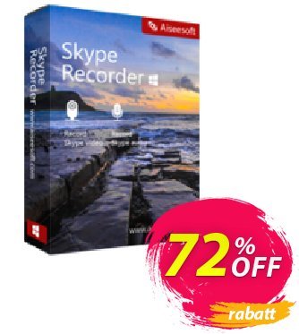 Aiseesoft Skype Recorder Coupon, discount 40% Aiseesoft. Promotion: 