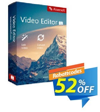 Aiseesoft Video Editor for Mac Coupon, discount 40% Aiseesoft. Promotion: 40% Aiseesoft Coupon code