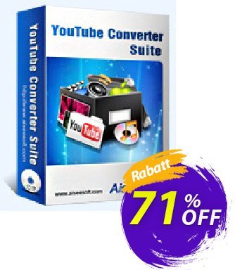 Aiseesoft Youtube Converter Suite Coupon, discount . Promotion: 40% Off for All Products of Aiseesoft