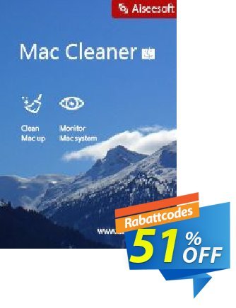 Mac Cleaner Coupon, discount Mac Cleaner stirring deals code 2024. Promotion: 40% Aiseesoft Coupon code