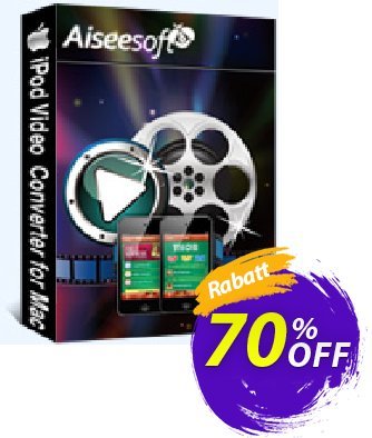 Aiseesoft iPod Video Converter for Mac Coupon, discount Aiseesoft iPod Video Converter for Mac hottest promo code 2024. Promotion: 40% Off for All Products of Aiseesoft